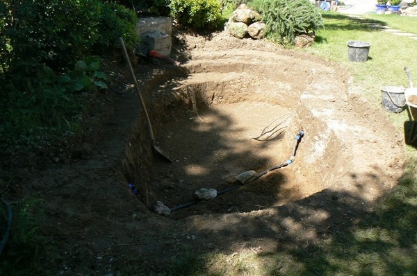 Rénovation du bassin de jardin