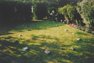 Emplacement du nouveau bassin de jardin